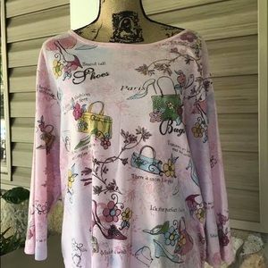 Plus Size, 2X, CJ Banks, Three Quarter Length Tee